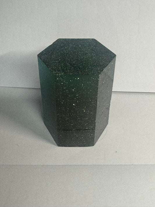 Green Resin Pentagon