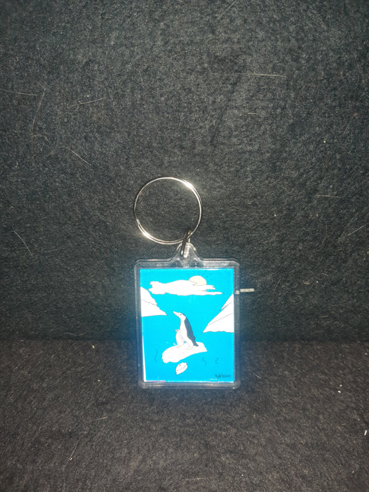 Arctic Penguin Keyring