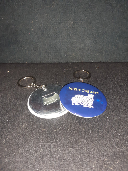 Jaguar bottle opener keyring