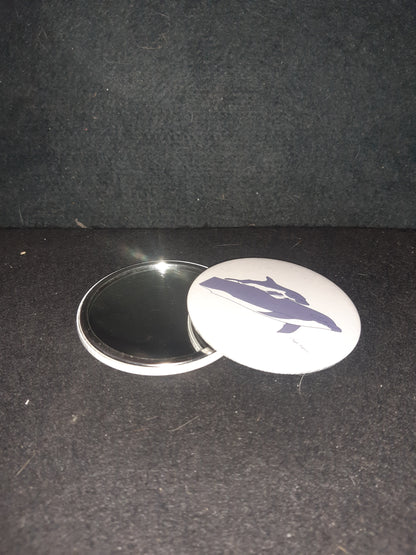 Under The Sea Dolphin Compact Mirror